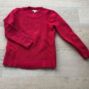 JCrew mercantile red sweater. Great condition size small